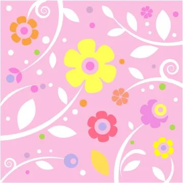 Sweet pink pattern Stock Illustration