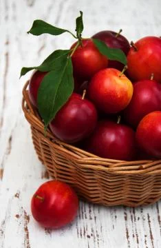 Sweet plums Stock Photos