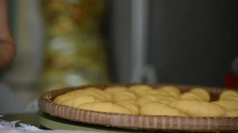 Sweet potato bun 库存影片 27451742