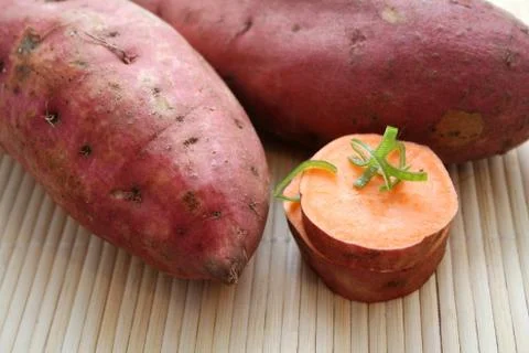 Sweet potatoes Stock Photos