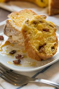 Sweet raisin bread Stock Photos