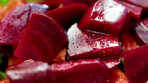 Sweet red beetroot Stock Footage 227524489