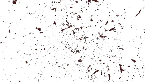 Sweet red tasty liquid bang in air in slow motion with alpha channel used for it Stock Footage