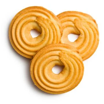 Sweet ring biscuit Stock Photos