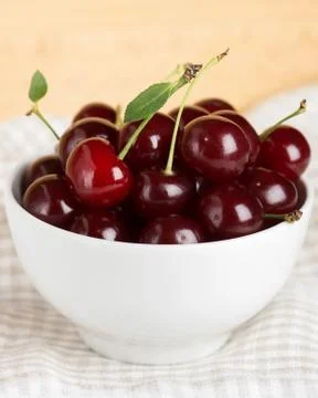 Sweet ripe cherry Stock Photos