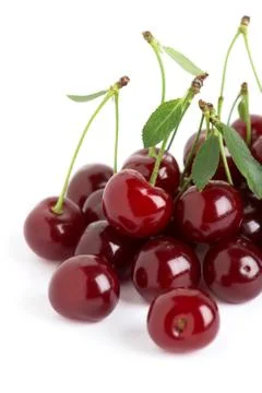 Sweet ripe cherry Stock Photos
