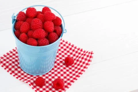 Sweet ripe raspberry Stock Photos