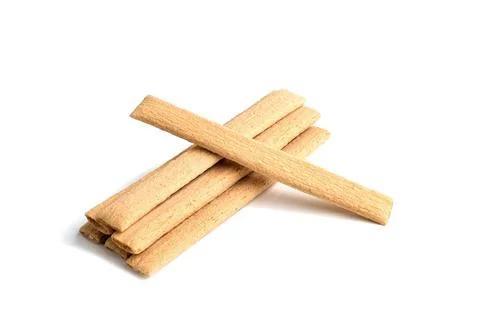 Sweet rolls, biscuits on white background Stock Photos