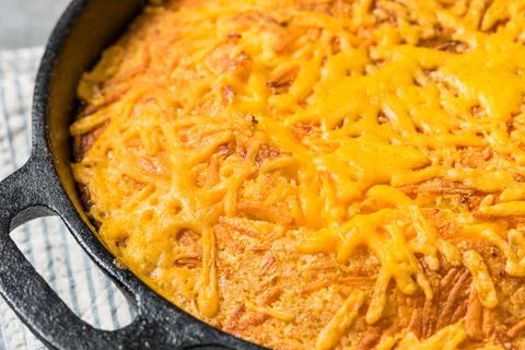Sweet Savory Cheesy Cornbread Stock Photos