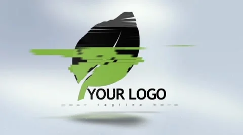 Sweet Slice Logo Intro After Effects stock