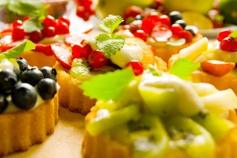 Sweet snacks Stock Photos