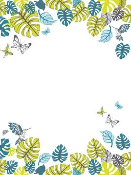 Sweet spring doodles Stock Illustration