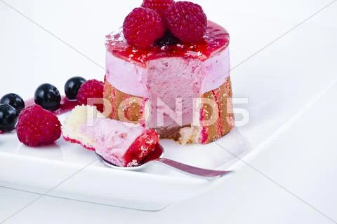 Sweet strawberries and blackberries Stock Photos