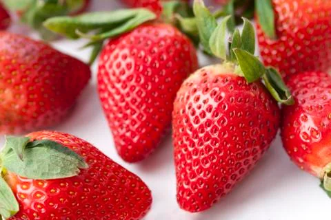 Sweet strawberries Stock Photos