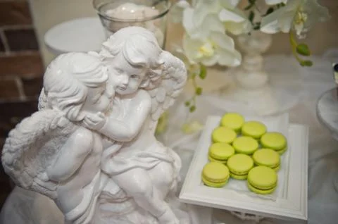Sweet table at the celebration 8048. Stock Photos