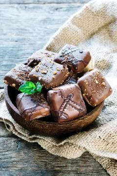 Sweet tea biscuits Stock Photos