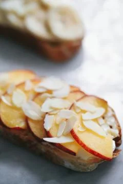 Sweet toasts Stock Photos
