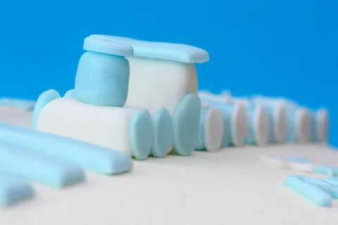 Sweet train Stock Photos