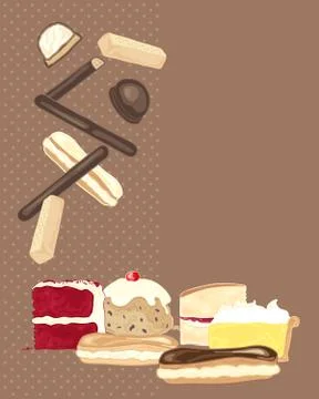 Sweet treats Stock Illustration