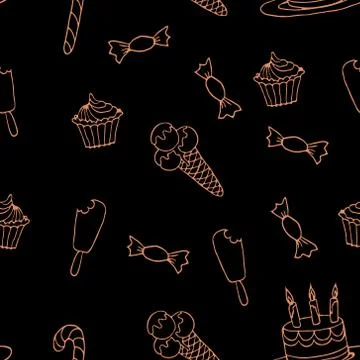 Sweet vector a seamless pattern3 Stock Illustration