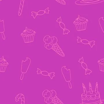 Sweet vector a seamless pattern5 Stock Illustration