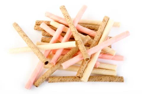 Sweet wafer Stock Photos