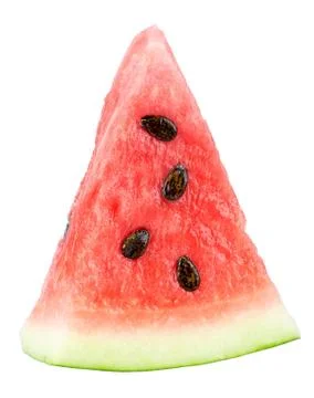 Sweet watermelon slice Stock Photos
