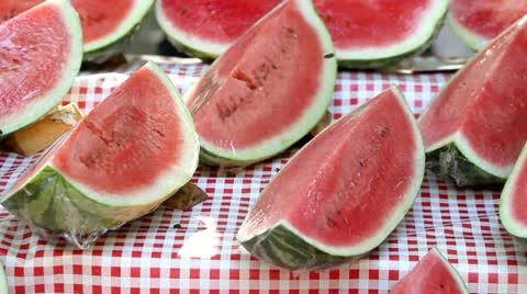 Sweet watermelons Stock Footage 12203112