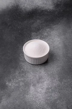 Sweet white sugar as a source of glucose. White sugar Stock Photos