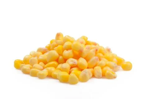 Sweet whole kernel corn Stock Photos