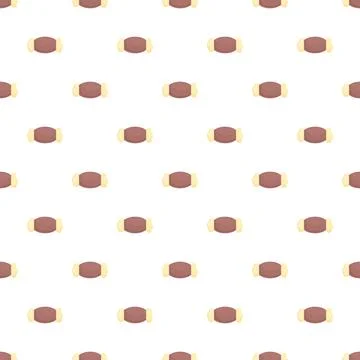 Sweet wrapped brown candy seamless pattern background 스톡 일러스트