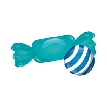 Sweet wrapper candy and bonbon Stock Illustration