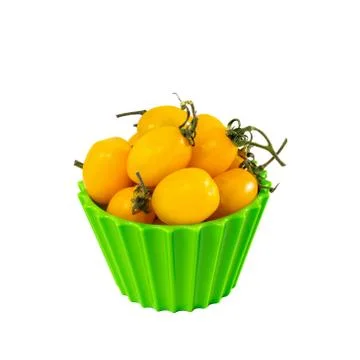 Sweet yellow cherry tomatoes Stock Illustration