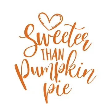 Sweeter than pumpkin pie Illustrazione stock