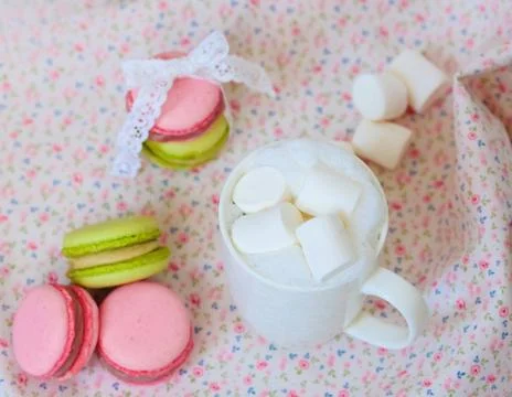 Sweets and coffee Foto stock