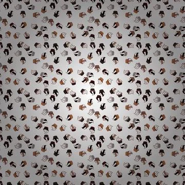 Sweets background design. Vector illustration. Cupcakes seamless pattern with wa Stock Illustration
