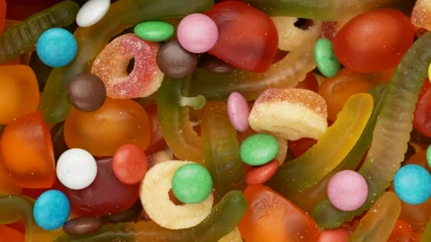 Sweets - background. Jelly sweets, close-up. Stock Footage 145200014