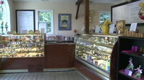 Sweets in a Bakery display (3 of 3) Stock Footage 10772049