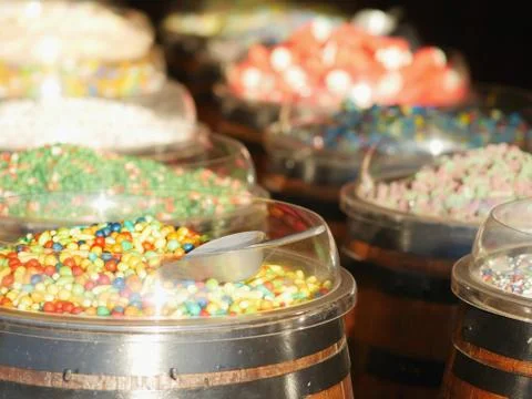 Sweets barrel Stock Photos