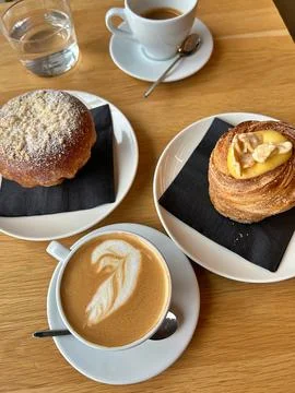 Sweets brioches Foto stock