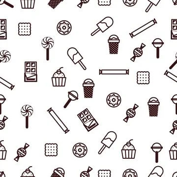 Sweets candy Illustrazione stock