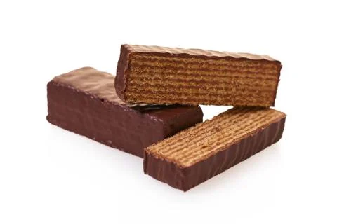 Sweets chocolate waffles Stock Photos