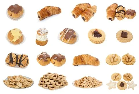 Sweets collection Stock Photos