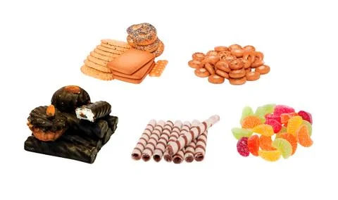 Sweets, confectionery Stock Photos