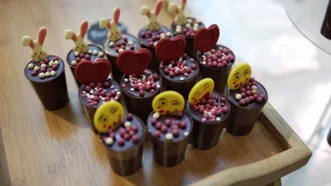 Sweets in a confectionery shop Stock Footage 289125361