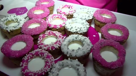 Sweets on Display Video stock 131985878