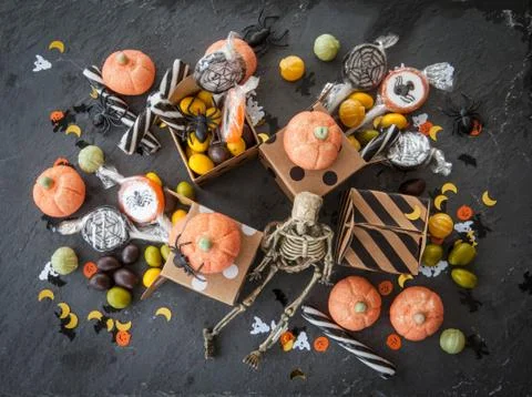 Sweets for Halloween Stock Photos