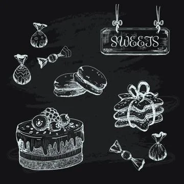 Sweets Stock Illustration