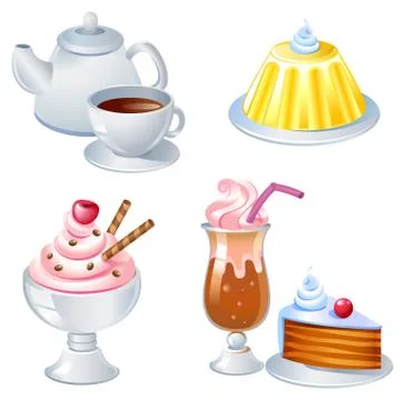 Sweets Stock Illustration