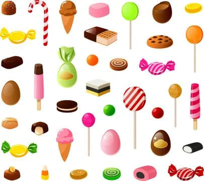 Sweets Stock Illustration